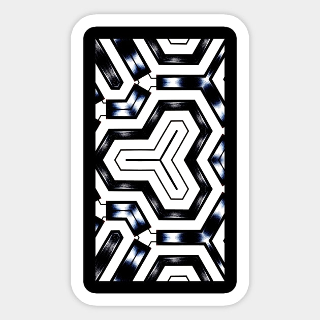 Kaleidoscopic symphony Sticker by SEMPRINT